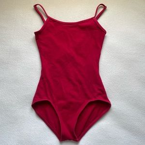 Red Capezio Leotard Size M